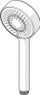 Dorezë dushi Oras Apollo 254022, 3 rryma, Eco, krom