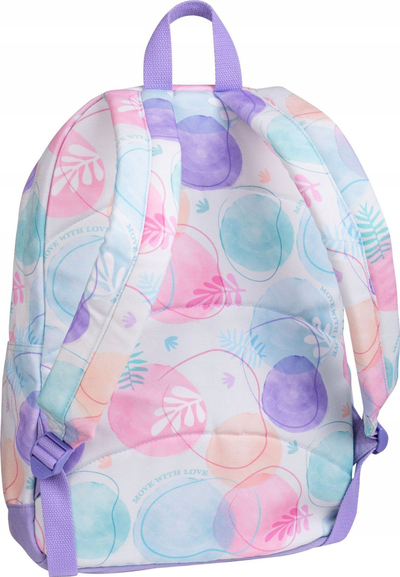 Çantë shpine Disney Stitch Love More, për kalamaj, pastel me shumë ngjyra