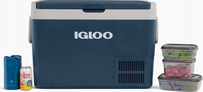 Frigorifer udhëtimi Igloo ICF60, 59L, me kompresor, blu e errët