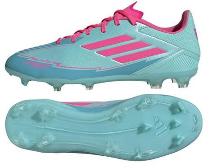 Atlete futbolli Adidas F50 League Messi M IH0928, FG MG, blu rozë
