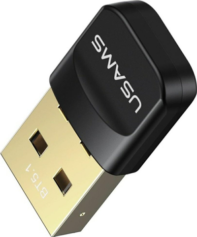 USB Блутут адаптер Usams ZB321, 5.1, предавател и приемник, црн