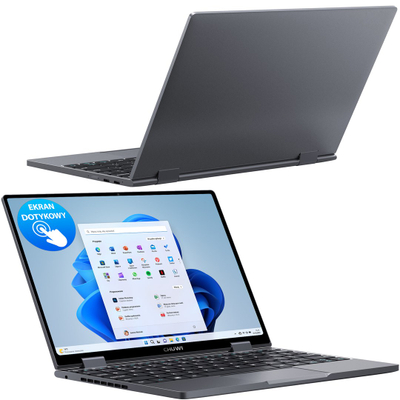 Laptop Chuwi MiniBook X 2023, 10.51\", Celeron N150, 16GB RAM, SSD 512GB, сребрен