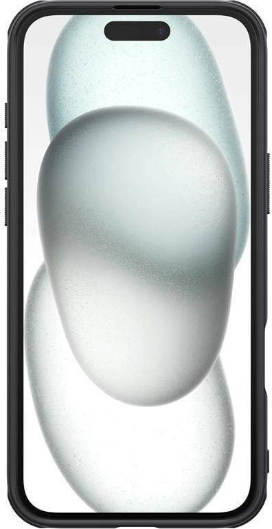 Kapotë telefoni Nillkin Super Frosted Shield Pro për iPhone 16 Pro Max, TPU PC, mban mirë nga goditjet, e zezë