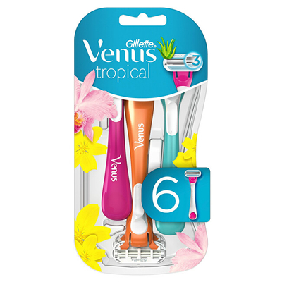 Brisk rroje Venus Tropical Gillette, 6 copë