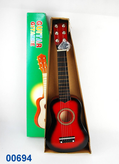 Kitare lodër klasike Dromader 00694, dru, 54cm, e kuqe