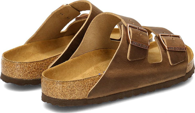 Sanda Birkenstock Arizona BS M 0552811, lëkurë natyrale, Tobacco Brown