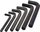 Set çelsash imbus JCB Rockforce, 6 copë, 12-24mm, i zi