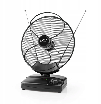 Antena e brendshme LTC MUX 8, DVB T2, Full HD 4K, e zezë
