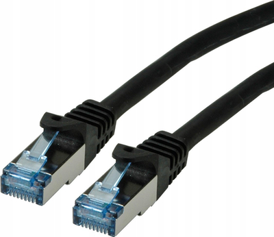 Kabllo rrjeti Roline Cat6a, 15m, S/FTP, e zezë