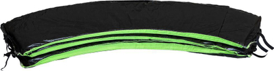Mbulesë sustash trampoline LEAN Toys Sport Max, 244 cm, për serinë Max, ngjyrë e zezë me jeshile