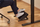 Mbajtëse këmbësh Mozos FS3, ergonomike, e rregullueshme, e zezë