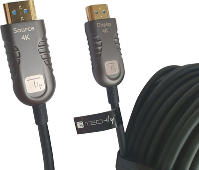 Kabllo HDMI Techly ICOC HDMI HY2 015, 15m, 4K 60Hz, i zi