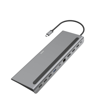 Docking Station USB-C Hama CONNECT2OFFICE PRO, 10 porte