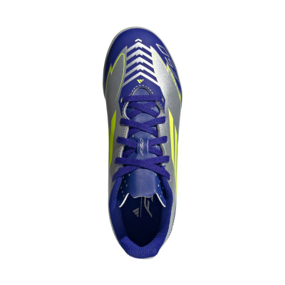 Këpucë futbolli Adidas F50 Club Messi TF Jr IH0923, për kalamaj, terren sintetik, shumëngjyrëshe