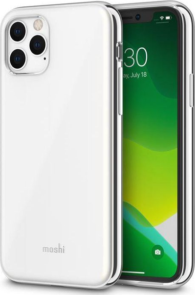 Mbulesë telefoni Moshi iGlaze për iPhone 11 Pro, rezistente ndaj rënieve, Pearl White