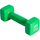 Hantela Pure2Improve Neoprene Dumbbell Set, 2 x 2 kg, që s’rrëshqasin, jeshile