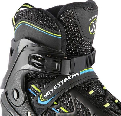 Patina inline Nils Extreme NA1128, rrota 84mm, ABEC-7, e zezë lime