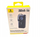 Powerbank Baseus EnerCore CR11, 20000mAh, 67W USB C me kabllo tërheqëse, i zi
