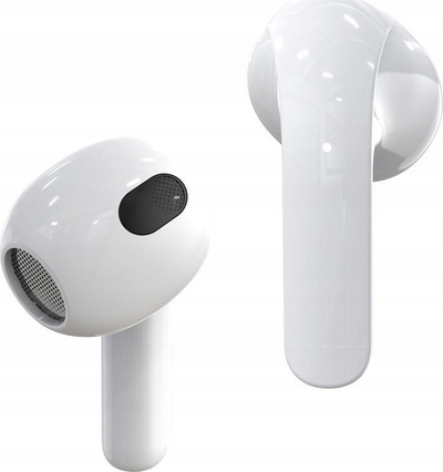 Kufje Bluetooth Blue Star Transparency Fi22, TWS, me ekran baterie, të bardha