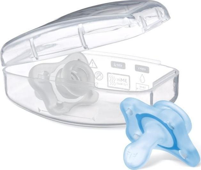 Biberon Chicco PhysioForma Mini Soft, silikon, 0–2 muaj, blu