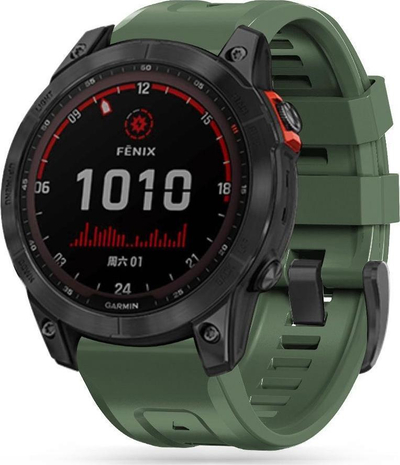 Rrip ore Tech-Protect Iconband për Garmin Fenix 3 3 HR 5X 5X Plus 6X 6X Pro 7X, TPU, jeshile ushtarake