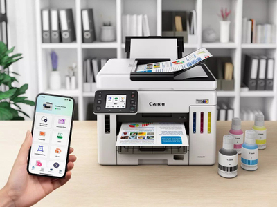 Printer multifunksional Canon Maxify GX7140, A4, Wi-Fi, Ethernet, me ngjyra