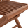 Karrige palosëse Kendall HM18127, dru teak, 46.5x63.5x88 cm, ngjyrë natyrale