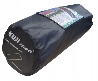 Dyshek vetëfryrës për kamping Kubisport, 186 cm, 5 cm, gri e çelët