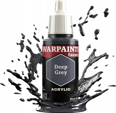 Ngjyrë akrilike The Army Painter Warpaints Fanatic Deep Grey, 18ml, gri e errët