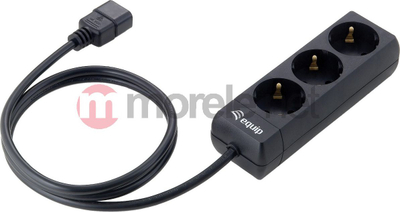 Zgjatës elektrik Equip 3 Outlet, 3 dalje, i bardhë