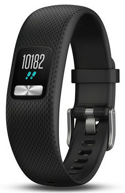 Matës aktiviteti Garmin Vivofit4, i zi S/M