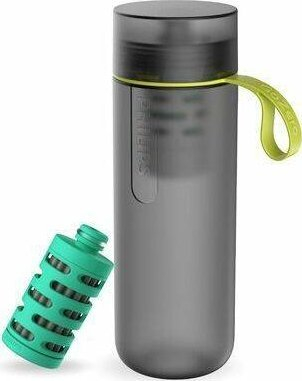 Shishe uji me filtër Philips AquaShield GoZero Adventure, 590 ml, gri