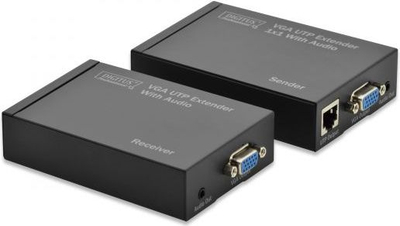 Зголнувач на сигнал ВГА Дигитус DS-53400, преку УТП, до 1920x1200