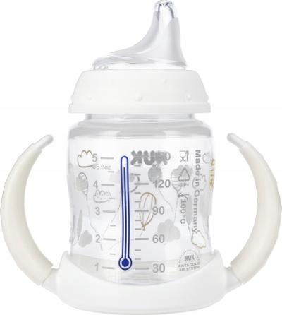 Шише за бебиња НУК, 150ml, 6-18 месеци, бела