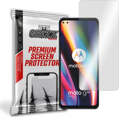 Mbrojtëse ekrani GrizzGlass Hybrid Glass për Motorola Moto G 5G Plus, e përkulshme, shumë e pastër në pamje
