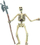 Figurinë Papo Skeleton që ndriçon natën, e bardhë