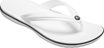 Sandaleta plazhi Crocs Crocband Flip 11033, Croslite, të bardha