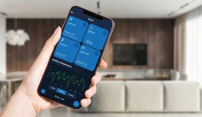 Relé me tension të ulët Tech Controllers PPS-01, 0.5A, seri Sinum, e bardhë