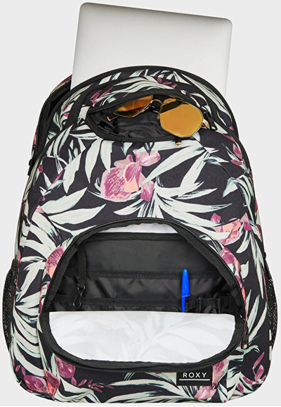 Çantë shpine për femra Roxy Shadow Swell Printed Backpack, e zezë/shumëngjyrëshe
