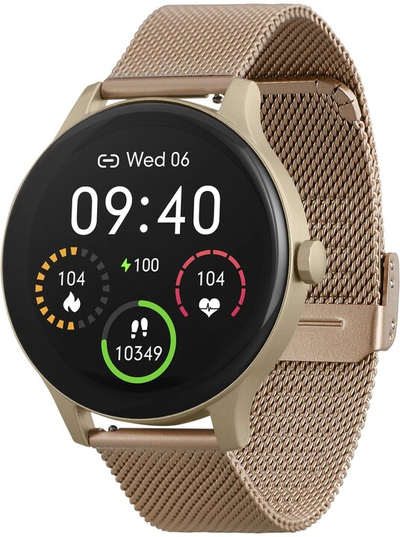 Orë e mençur Garett Smartwatch Classy, verdhë