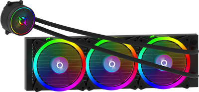 Ftohës procesori Aquarius 360 AIO, radiator 360 mm, ARGB, i zi