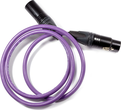 Kabllo audio Melodika XLR në XLR, 6m, e vjollcë