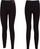 Leggins Joma Long Breath për goca, të gjata, elastike, të zeza