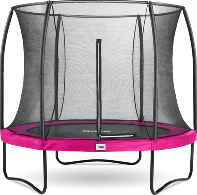Trampolinë kopshti Salta Comfort Edition, 185 x 251 cm, e zezë / rozë