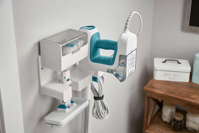 Pastruese me avull Black+Decker BHSM15FX10-QS, 1500W, shumëfunksionale, e bardhë e blu