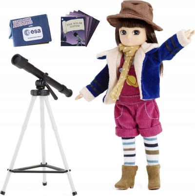 Lodër kukull Lottie Stargazer, me xhaketë dimri, kapelë dhe çizme, shumëngjyrëshe