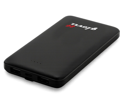 Надворешна батерија Glovii P10000G, 10000mAh, функција Always On, црна