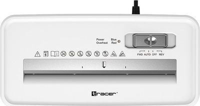 Уништувач на хартија Tracer 47584, сечење во ленти, 10L, бел