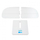 Peshore digjitale për trup U-grow, 2 në 1, Bluetooth, e bardhë
