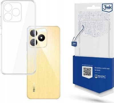 Mbështjellës telefoni 3mk Clear Case për Realme C53, transparent